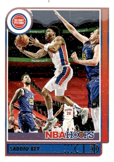 2021-22 NBA Hoops #155 Saddiq Bey – Winter