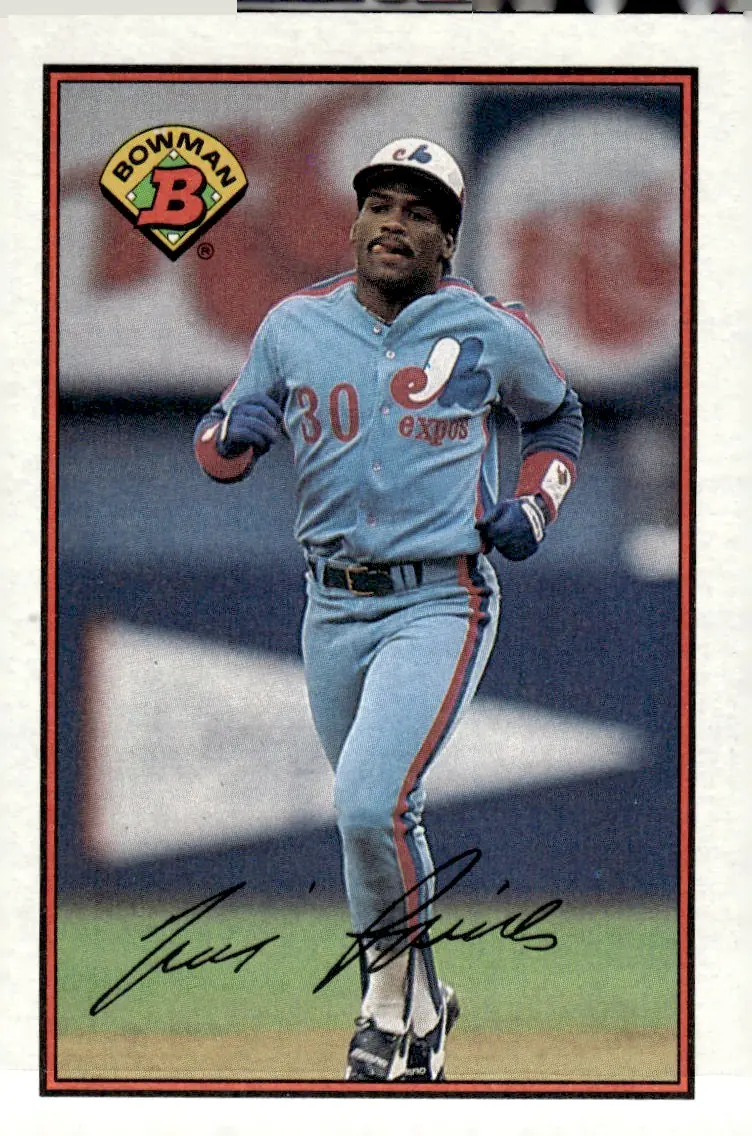 1989 Bowman #369 Tim "Rock" Raines (front)