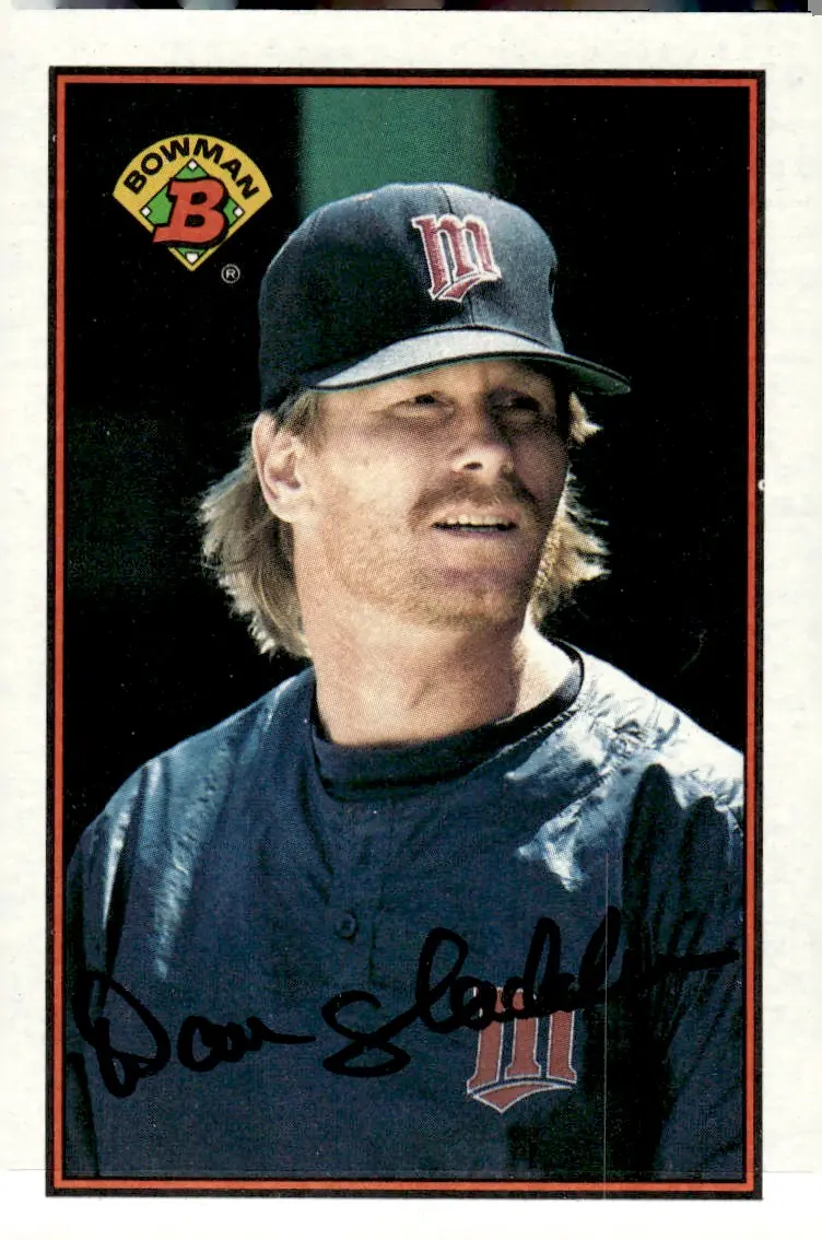 1989 Bowman #163 Dan Gladden (front)