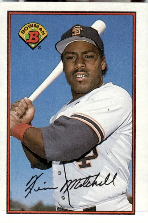 1989 Bowman #474 Kevin Mitchell