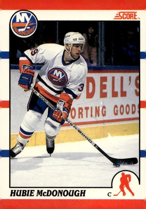 1990-91 Score Canadian (bilingual) #222 Hubie McDonough