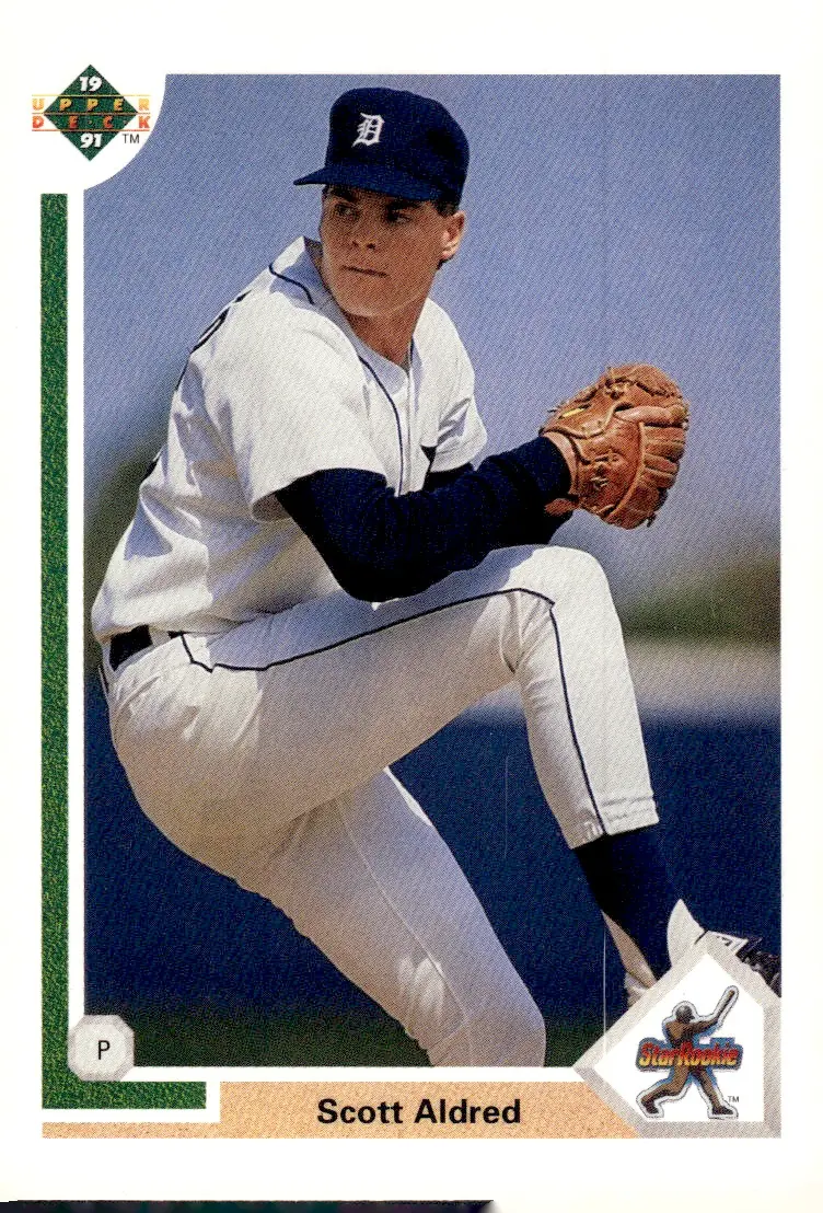 1991 Upper Deck #7 Scott Aldred (front)