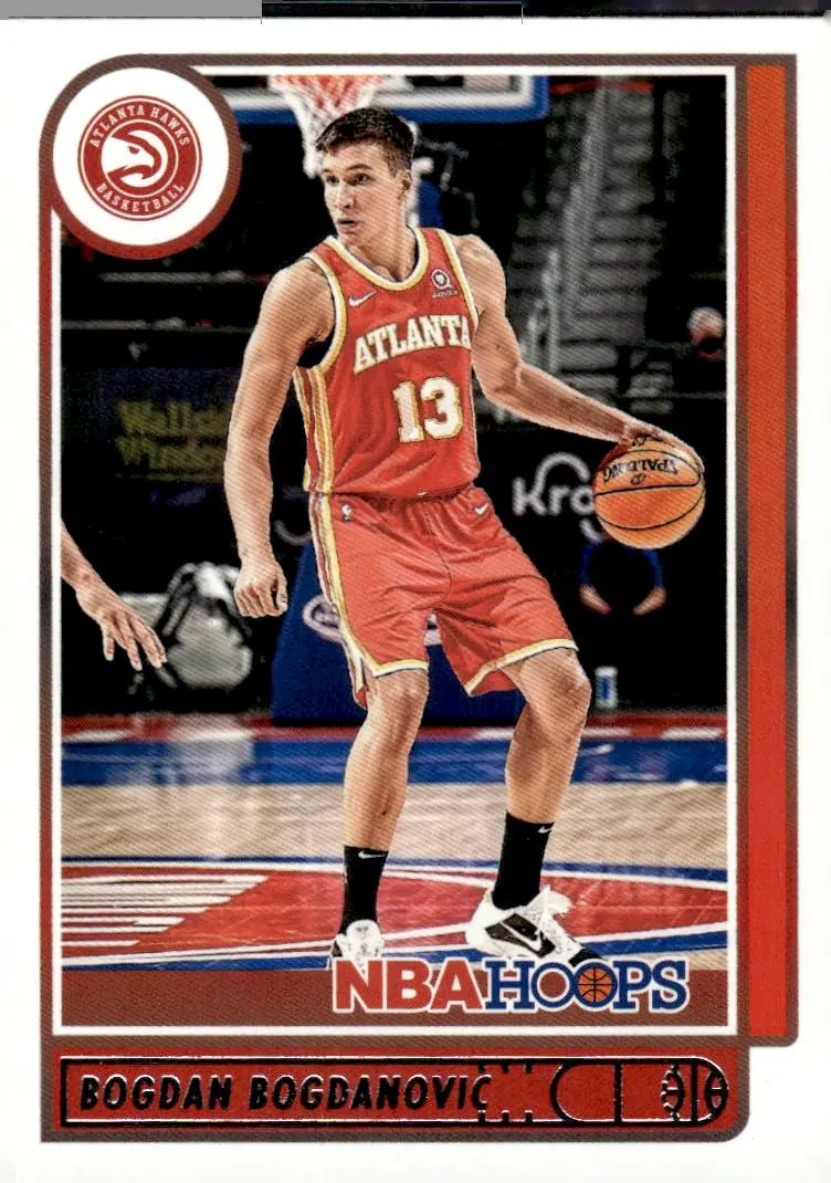 2021-22 NBA Hoops #168 Bogdan Bogdanovic (front)