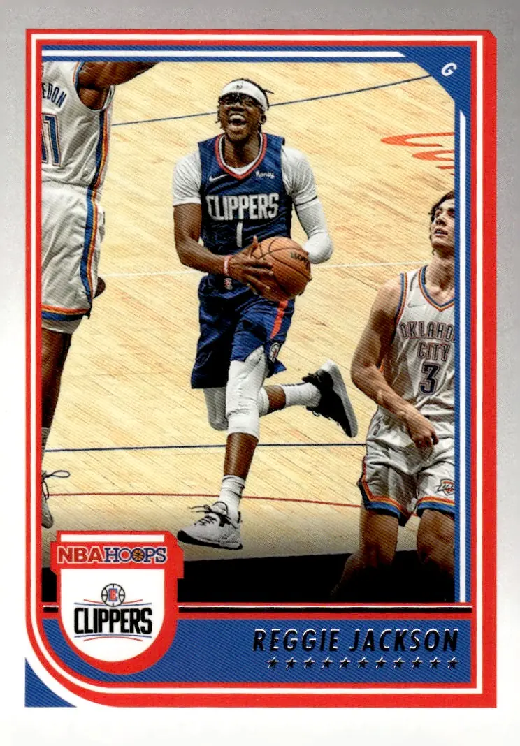 2022-23 NBA Hoops #179 Reggie Jackson (front)