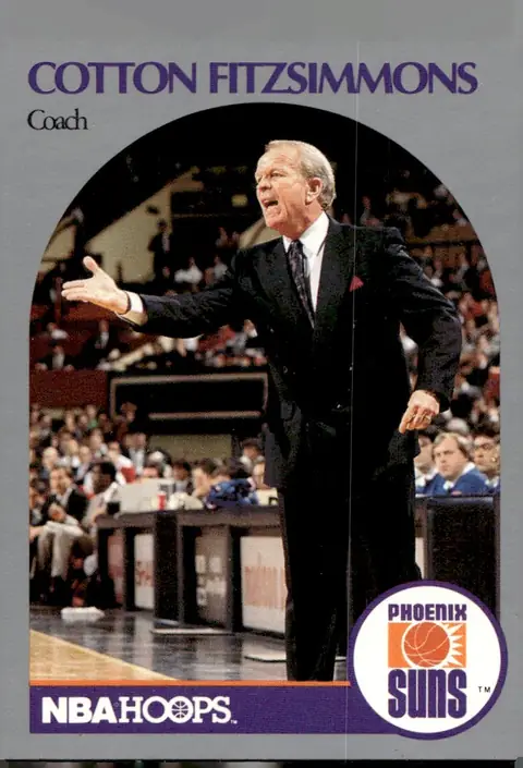 1990-91 NBA Hoops #325 Cotton Fitzsimmons