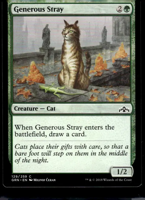 2018 Magic: The Gathering - Guilds of Ravnica (GRN) #129/259 Generous Stray