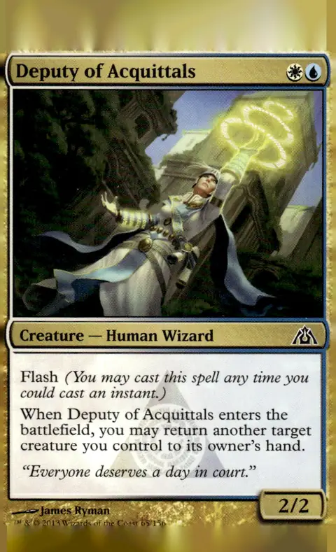 2013 Dragon's Maze #65/156 Deputy of Acquittals