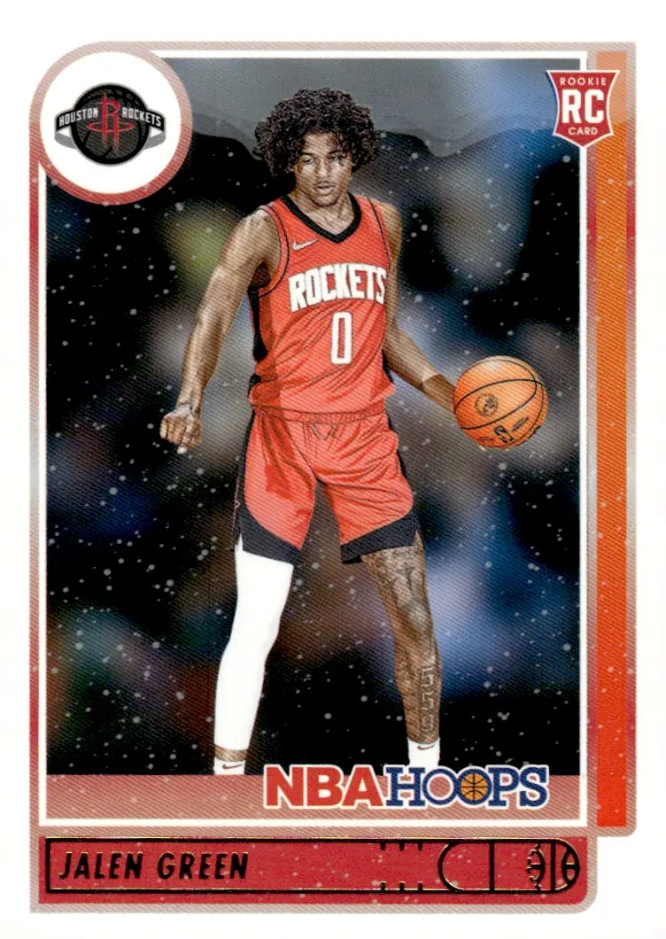 2021-22 NBA Hoops #218 Jalen Green (front)