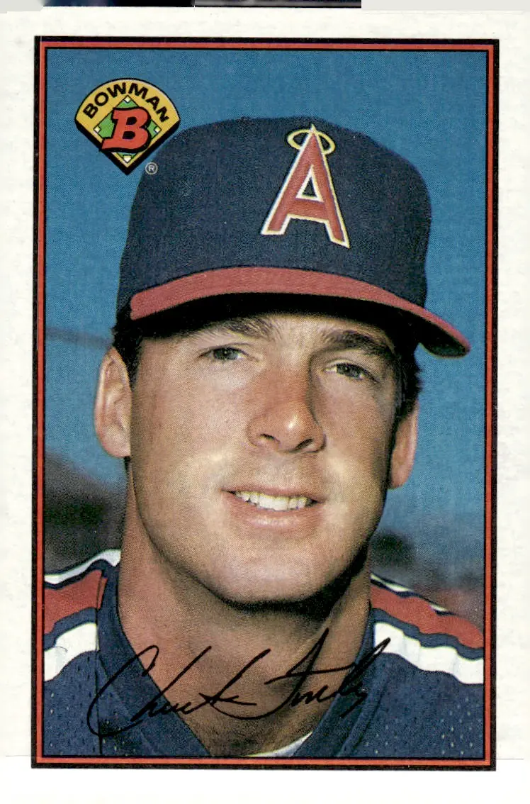 1989 Bowman #37 Chuck Finley (front)