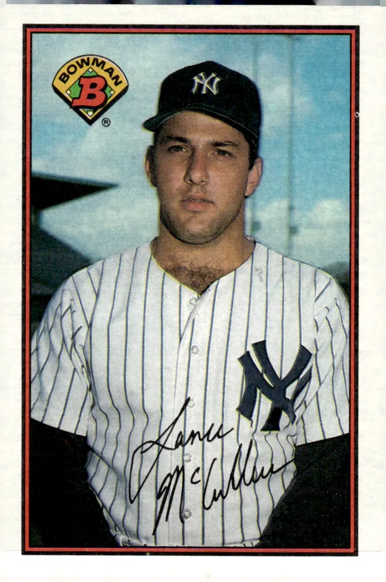 1989 Bowman #168 Lance McCullers (front)