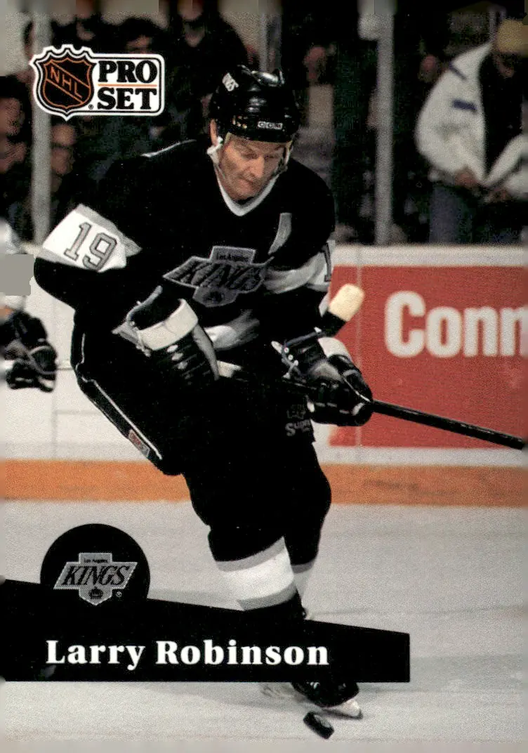 1991-92 Pro Set #104 Larry Robinson (front)