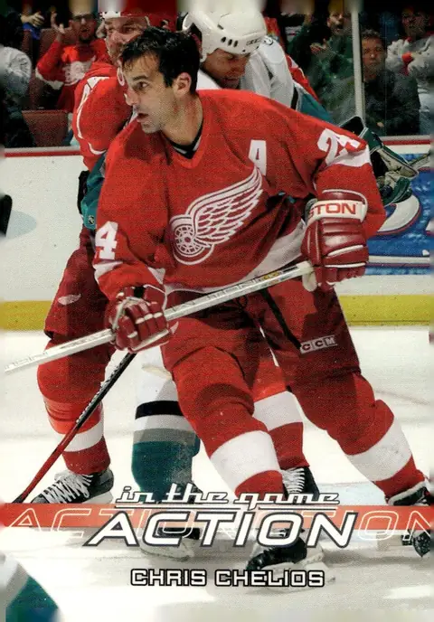 2003-04 In The Game Action #217 Chris Chelios
