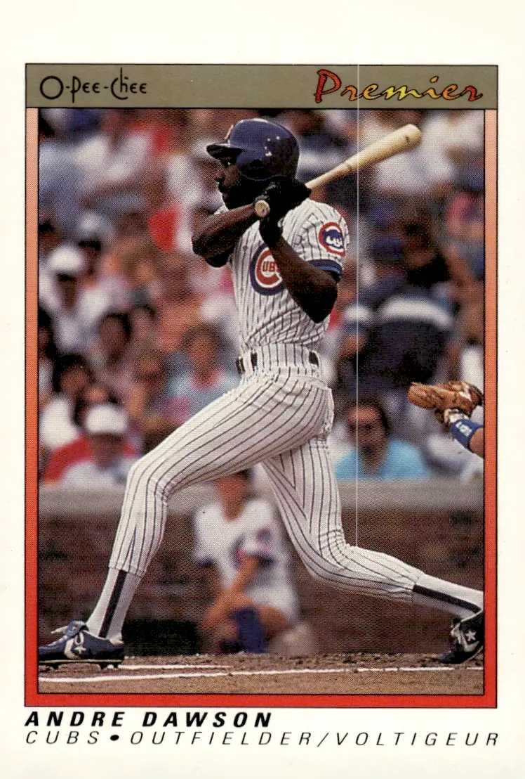 1991 O-Pee-Chee Premier #31 Andre Dawson (front)