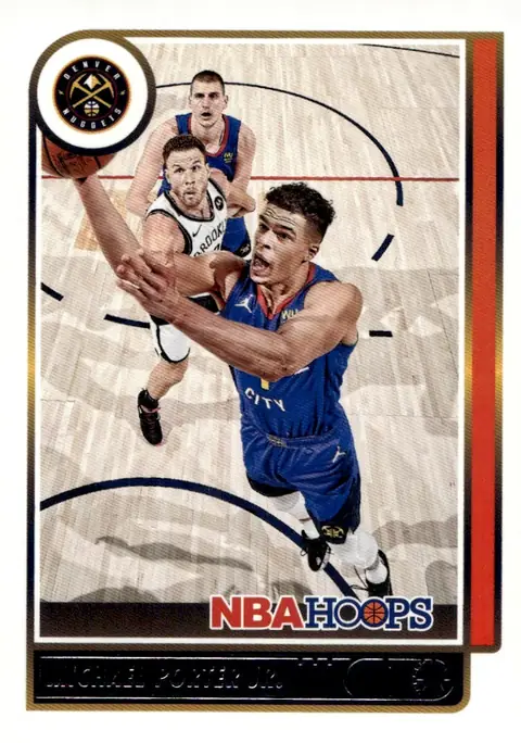 2021-22 NBA Hoops #21 Michael Porter Jr.