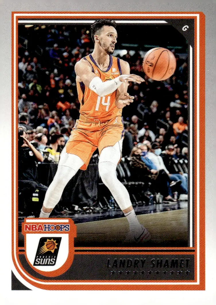 2022-23 NBA Hoops #168 Landry Shamet (front)