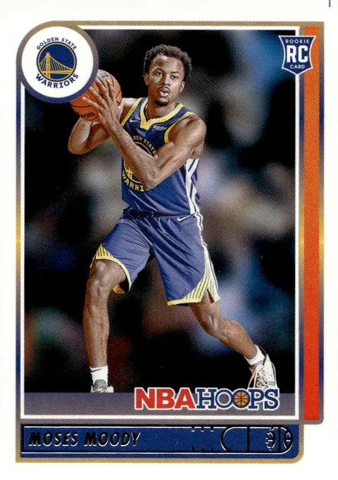 2021-22 NBA Hoops #229 Moses Moody