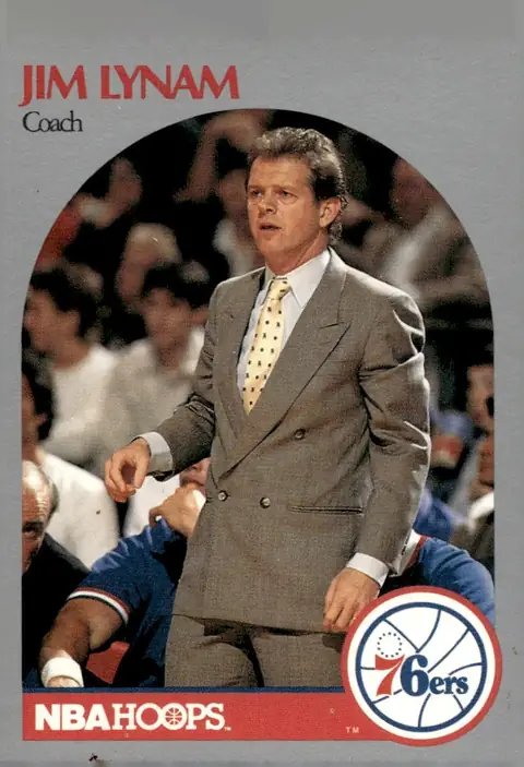 1990-91 NBA Hoops #324 Jim Lynam