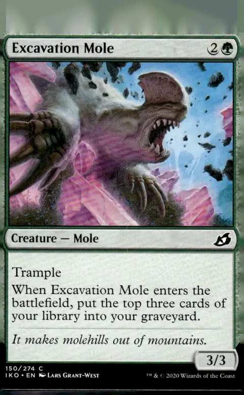 2020 Ikoria: Lair of Behemoths (IKO) #150/274 Excavation Mole