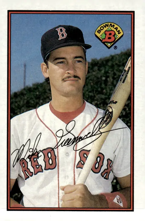 1989 Bowman #34 Mike Greenwell