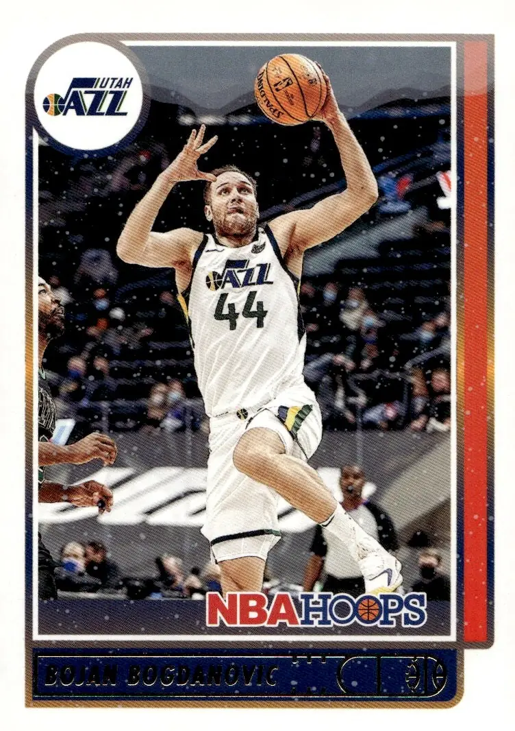 2021-22 NBA Hoops #159 Bojan Bogdanovic (front)