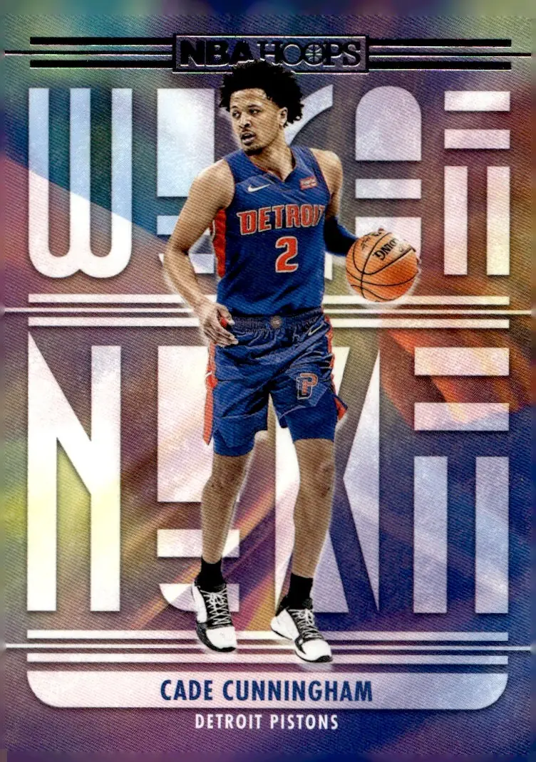 2021-22 NBA Hoops #1 Cade Cunningham (front)
