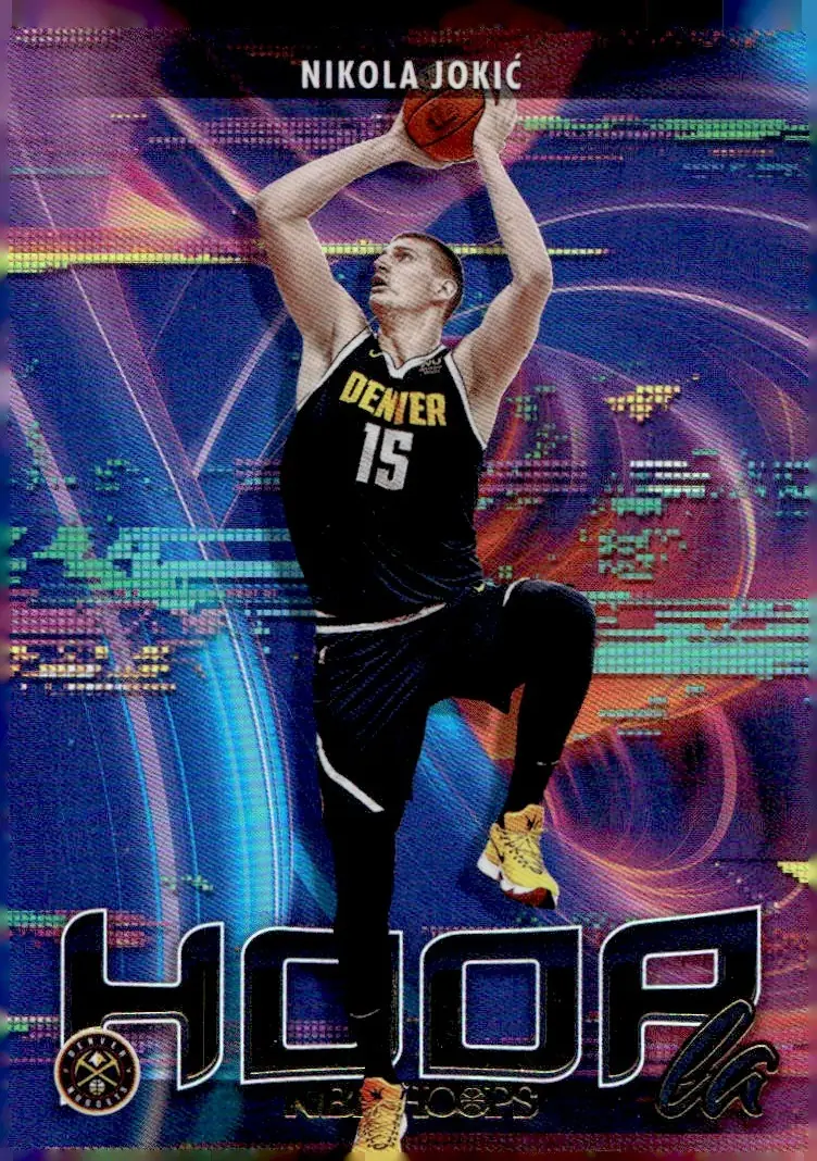 2021-22 NBA Hoops #9 Nikola Jokić (front)