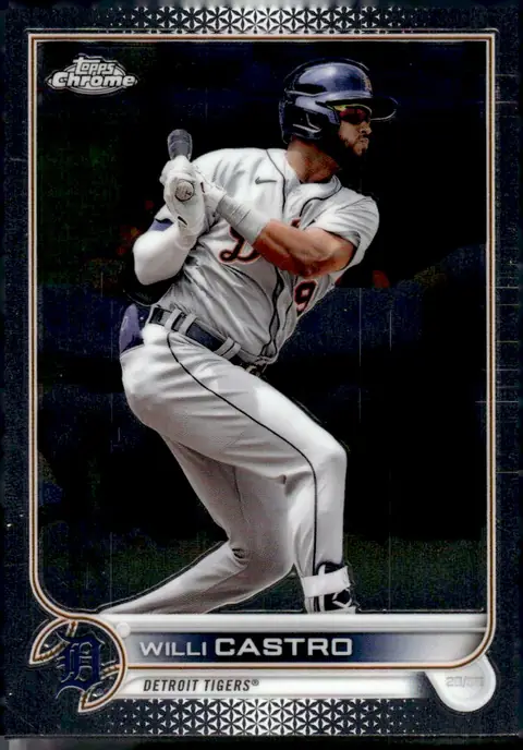2022 Topps Chrome #173 Willi Castro – Serial-numbered /50 refractor parallel
