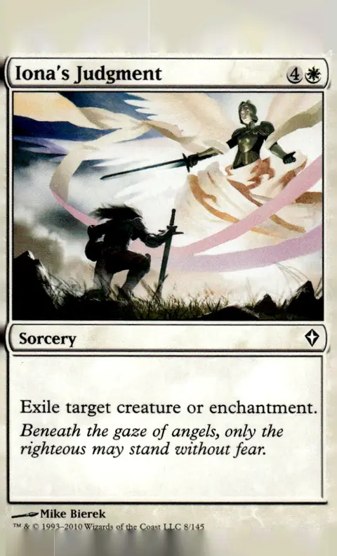 2010 Magic: The Gathering - Worldwake #8/145 Iona's Judgment