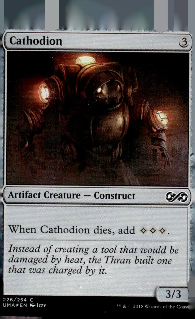 2018 Ultimate Masters (UMA) #226/254 Cathodion – Foil (front)