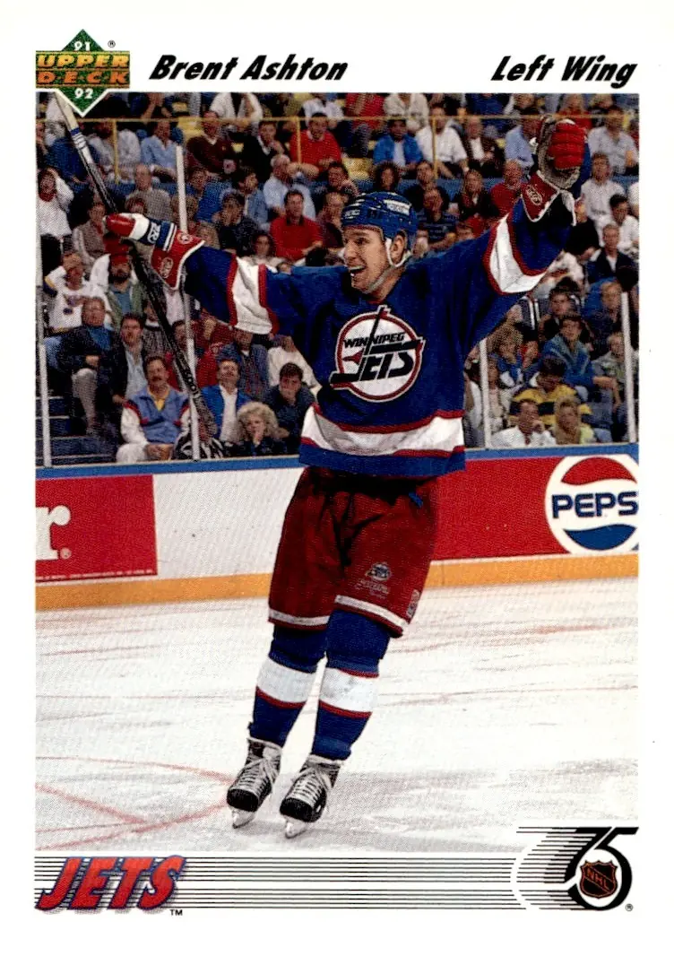 1991-92 Upper Deck #303 Brent Ashton (front)