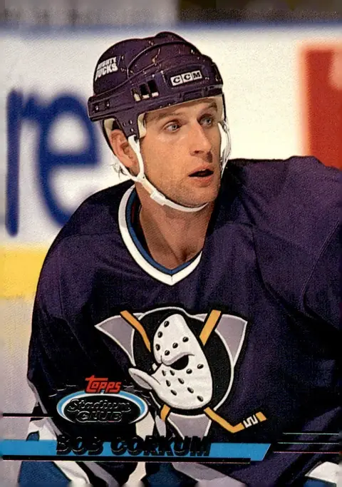 1993-94 Stadium Club #284 Bob Corkum
