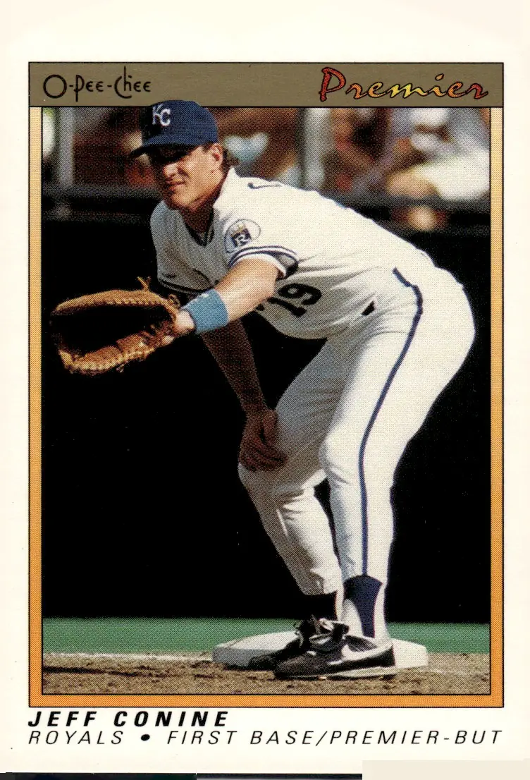 1991 O-Pee-Chee Premier #26 Jeff Conine (front)