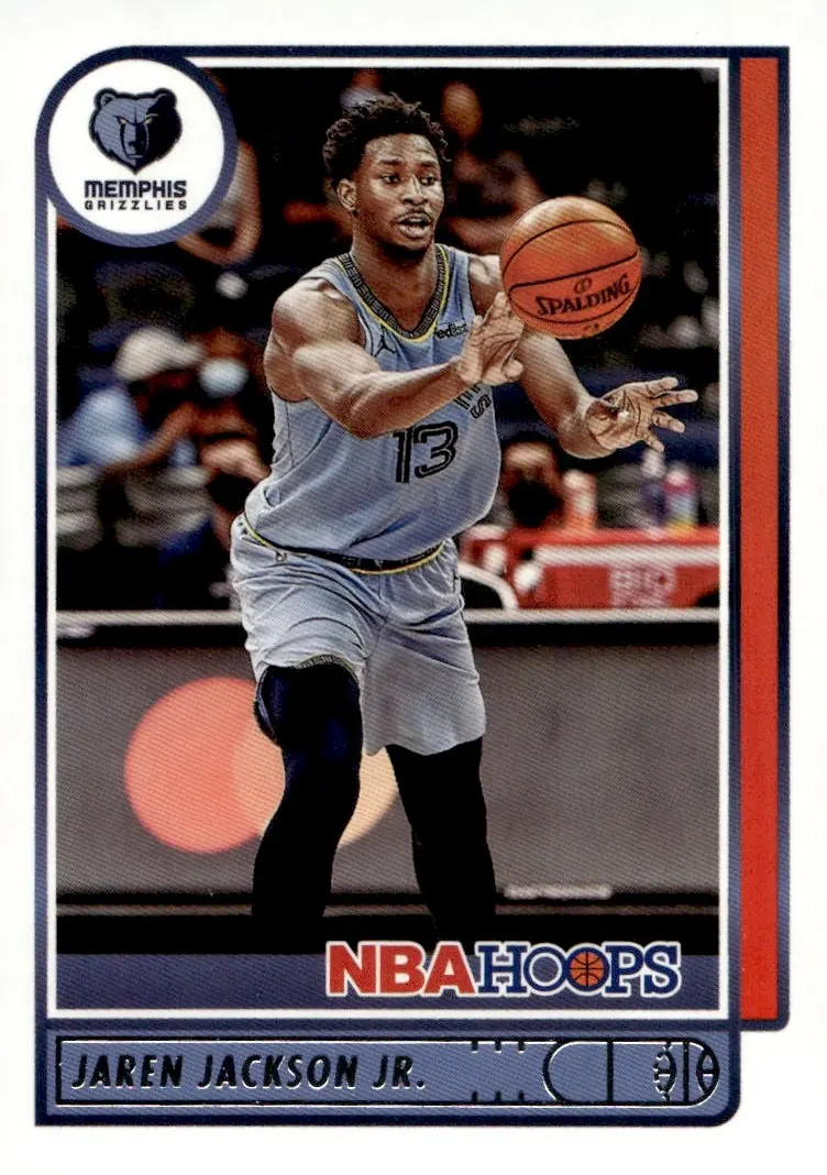 2021-22 NBA Hoops #172 Jaren Jackson Jr. (front)