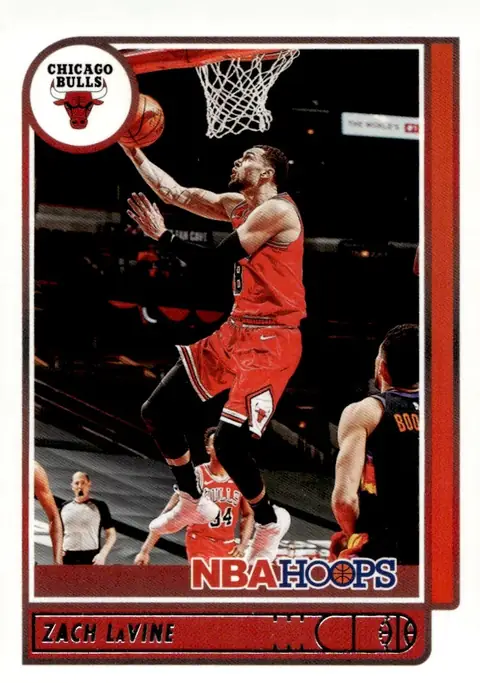 2021-22 NBA Hoops #15 Zach LaVine