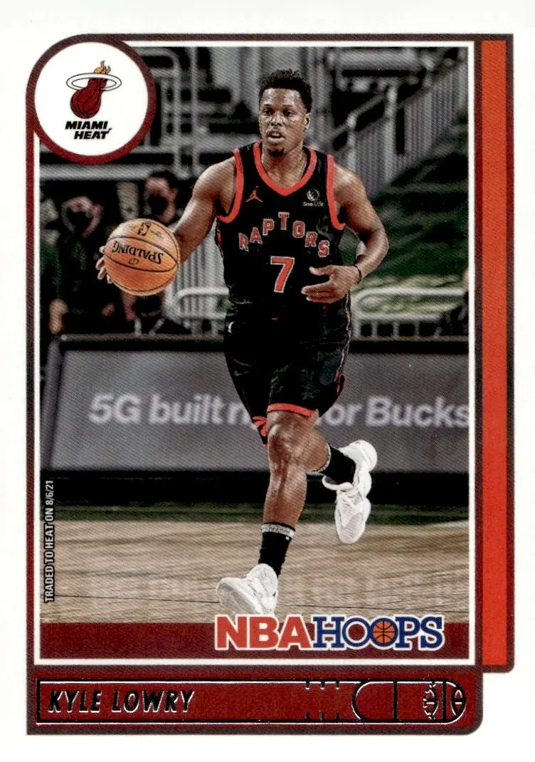 2021-22 NBA Hoops #89 Kyle Lowry (front)