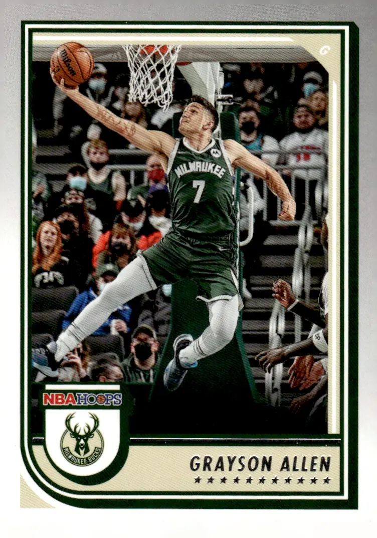 2022-23 NBA Hoops #47 Grayson Allen (front)