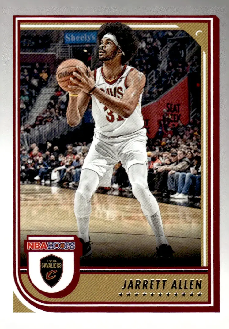 2022-23 NBA Hoops #68 Jarrett Allen (front)