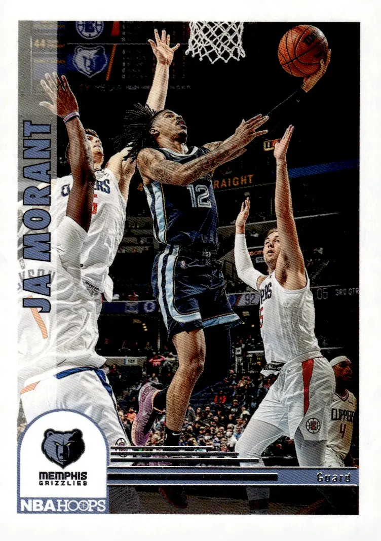 2022-23 NBA Hoops #289 Ja Morant (front)