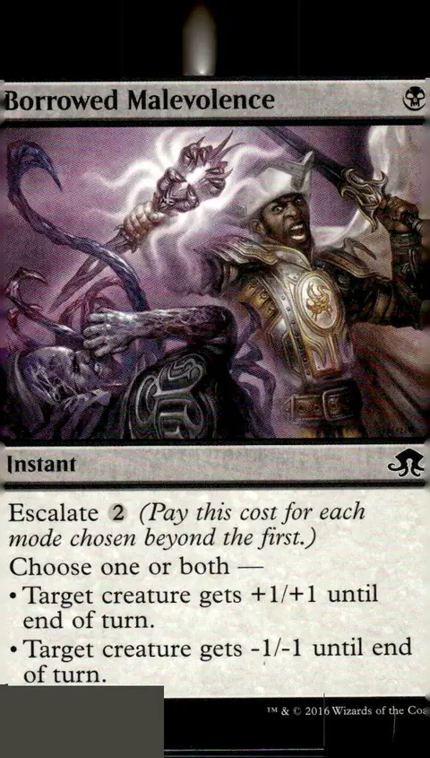 2016 Eldritch Moon (EMN) #82 Borrowed Malevolence