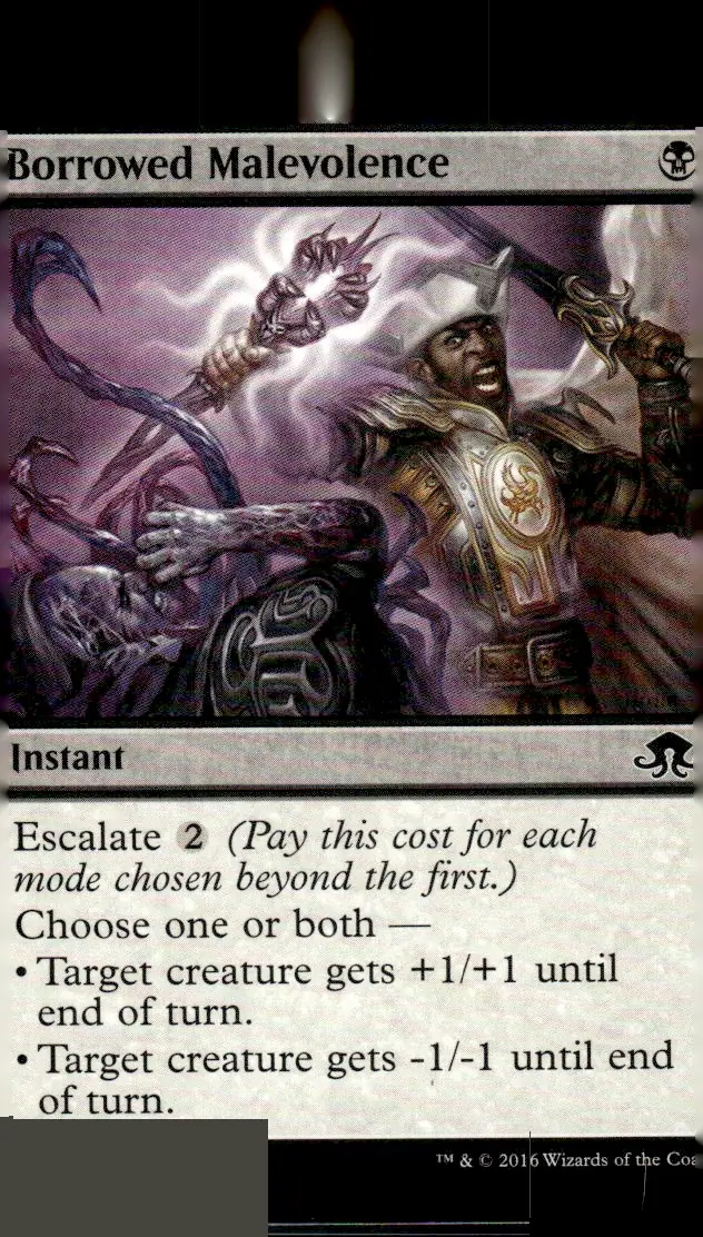 2016 Eldritch Moon (EMN) #82 Borrowed Malevolence (front)