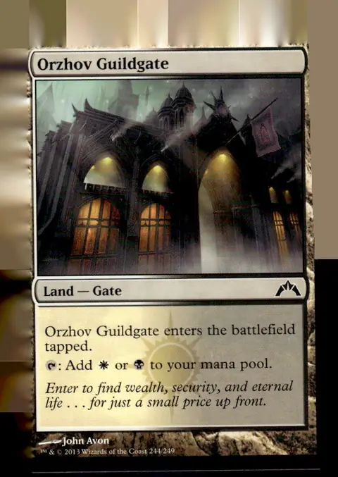 2013 Gatecrash (GTC) #244/249 Orzhov Guildgate