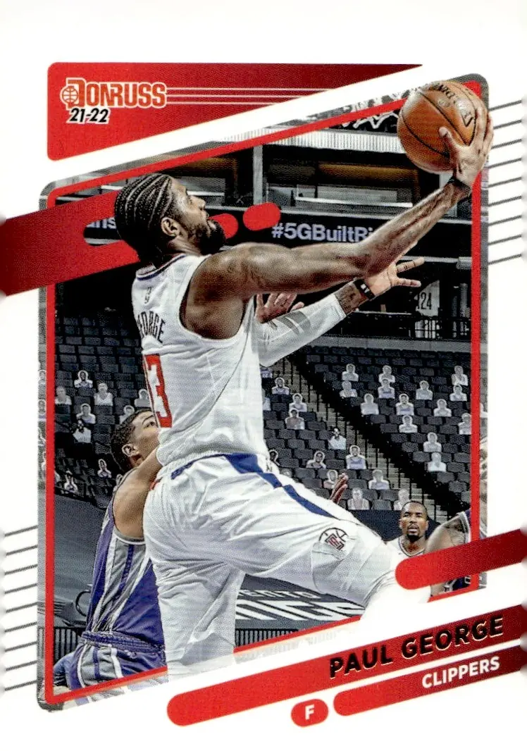 2021-22 Donruss #32 Paul George (front)