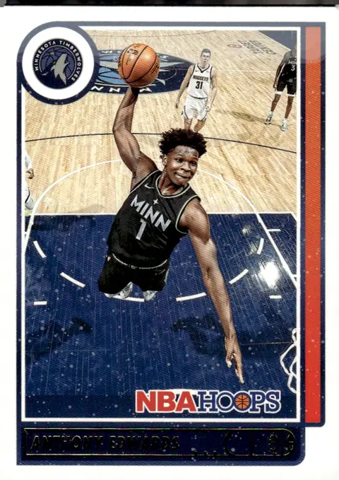 2021-22 NBA Hoops #151 Anthony Edwards