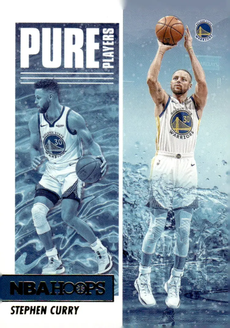 2021-22 NBA Hoops #8 Stephen Curry (front)
