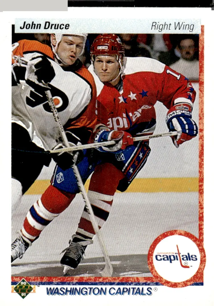 1990-91 Upper Deck #371 John Druce (front)