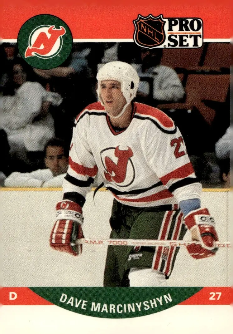 1990-91 Pro Set #623 Dave Marcinyshyn (front)