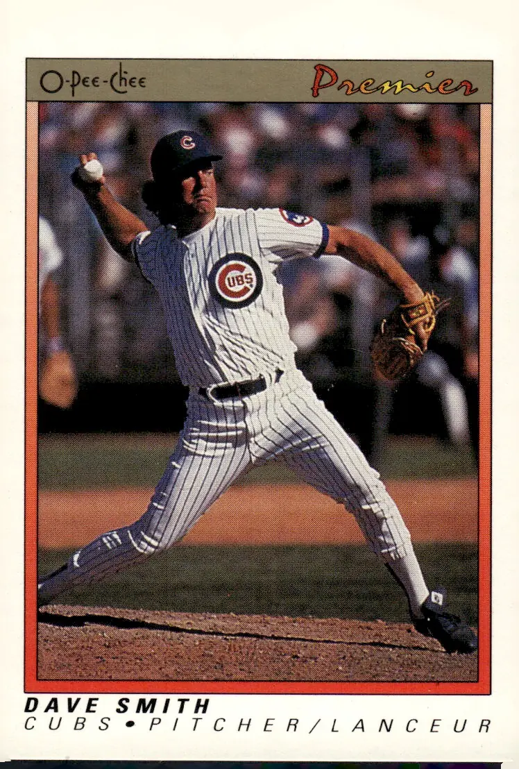 1991 O-Pee-Chee Premier #111 Dave Smith (front)