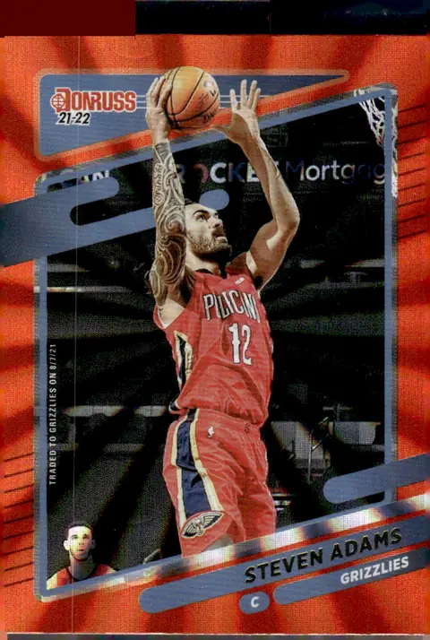 2021-22 Donruss #193 Steven Adams – Holo Orange Laser