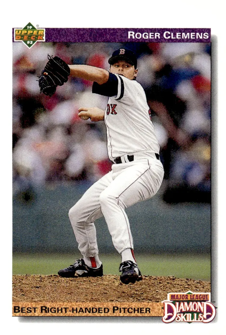 1992 Upper Deck #641 Roger Clemens (front)