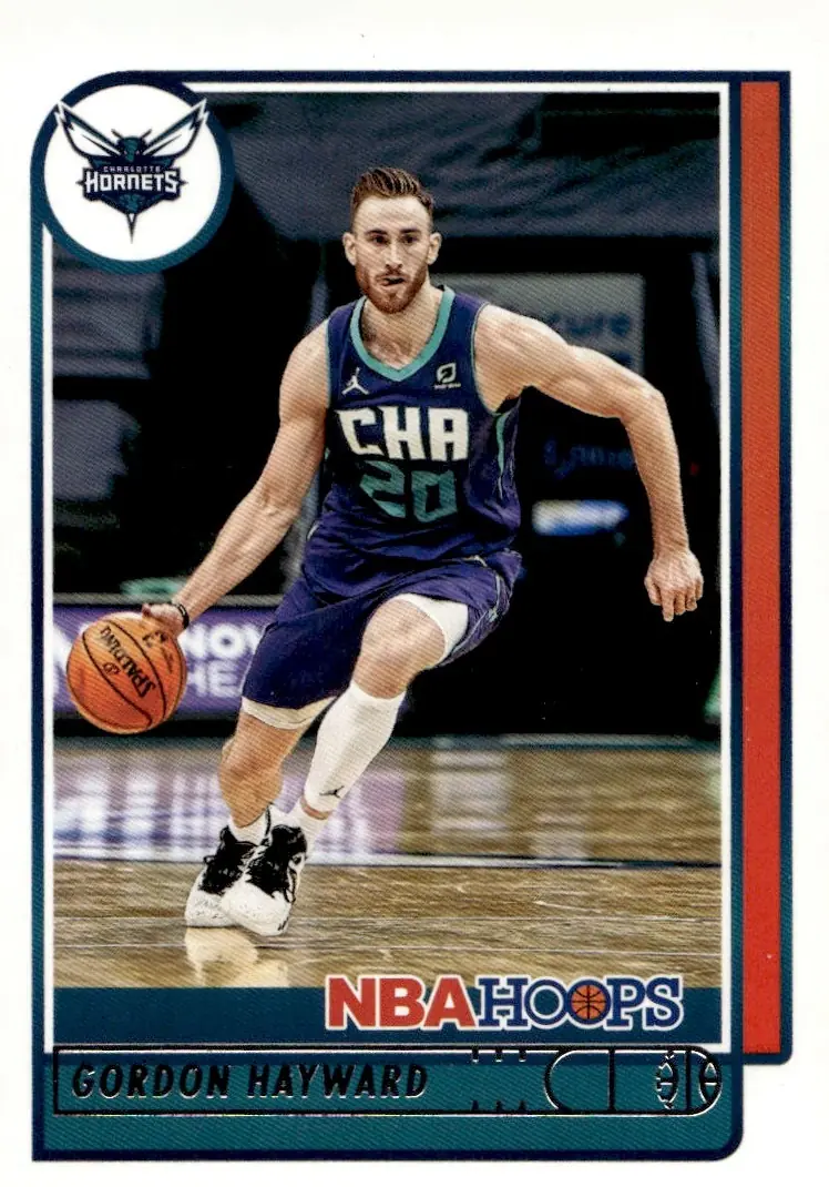 2021-22 NBA Hoops #160 Gordon Hayward (front)